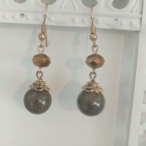 3 for $15 brown dangle earrings